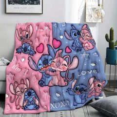 Poliészter takaró szív motívumokkal 100x150 cm YT1291444