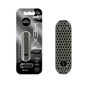Autóillatosító HEX AROMA – silver  am83576