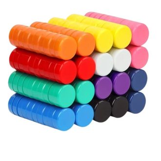   40 Darabos Vegyes Színű Tábla Mágnes Készlet – Irodai és Otthoni Használatra holm20174