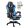 Likeregal 920 LED gamer szék lábtartóval kék holm6911