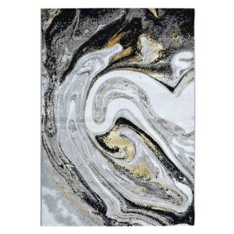 Toscana Luxus Szőnyeg 163 Fekete-Arany 160x220cm